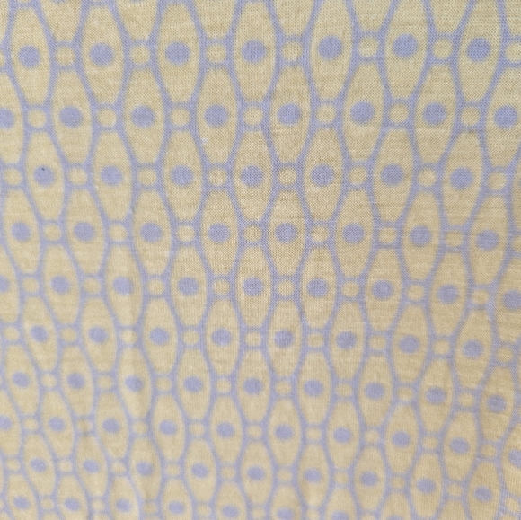 Hourglass Lilly Fold Over Waist 16 Yellow Grey Pastel Skirt Midi Stretchy Size M - Picture 4 of 5